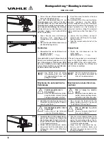 Preview for 8 page of Vahle KBSL Mounting Instructions - Maintenance