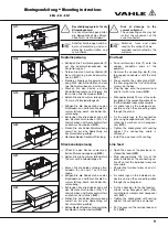 Preview for 9 page of Vahle KBSL Mounting Instructions - Maintenance