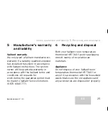 Preview for 25 page of Vaillant VRT 360f Operating and Operating And Installation Manual