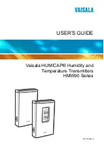 Vaisala HUMICAP HMW92 User Manual preview