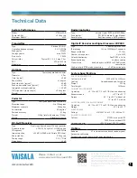 Preview for 2 page of Vaisala WRK200 Brochure & Specs