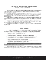 Preview for 2 page of Valcom V-1080 FLEXHORN Technical Specifications