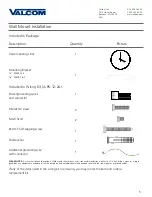 Preview for 5 page of Valcom V-A11012 Installation Manual