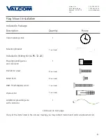 Preview for 9 page of Valcom V-A11012 Installation Manual