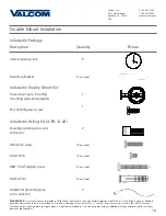 Preview for 16 page of Valcom V-A11012 Installation Manual