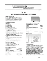 Preview for 1 page of Valcom VIP-801 Quick Manual