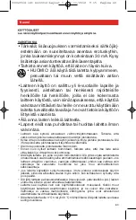 Preview for 56 page of VALERA T-BLADE PROFESSIONAL 642.01 Instructions For Use Manual