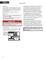 Preview for 6 page of Valor G3 Classic Installation & Owner'S Manual