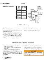 Preview for 16 page of Valor Madrona MF28ILN Installation & Owner'S Manual