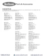 Preview for 3 page of Van Guard 1210CM, 1211CM, 1220CM, 1221CM, 1222CM, 1223CM, 1230CM, 1231CM, 1232CM,... Operation Manual