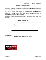 Preview for 5 page of Van Norman FG5000 Instruction Manual And Parts List