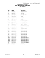 Preview for 62 page of Van Norman FG5000 Instruction Manual And Parts List