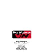 Preview for 82 page of Van Norman FG5000 Instruction Manual And Parts List