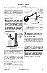 Preview for 15 page of Vantage Hearth BG18NR Owner'S Manual