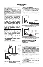 Preview for 12 page of Vantage Hearth VUL24ND Owner'S Operation And Installation Manual