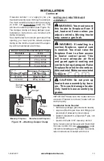 Preview for 13 page of Vantage Hearth VUL24ND Owner'S Operation And Installation Manual