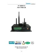 Vantron VT-M2M-LV User Manual preview