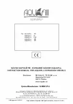 VAREM AQUAFILL HP Instruction Manual preview