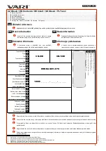 Preview for 5 page of Vari CB-800 Translation Of The Original Instructions For Use