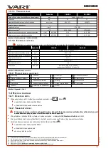 Preview for 9 page of Vari CB-800 Translation Of The Original Instructions For Use