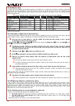 Preview for 16 page of Vari Hurricane MaX F-580 User Manual