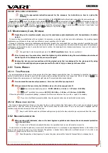 Preview for 31 page of Vari Hurricane MaX F-580 User Manual