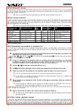 Preview for 32 page of Vari Hurricane MaX F-580 User Manual