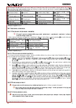 Preview for 42 page of Vari Hurricane MaX F-580 User Manual