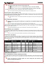 Preview for 48 page of Vari Hurricane MaX F-580 User Manual