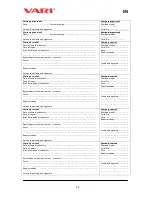 Preview for 19 page of Vari VARI 2300 W Instructions For Use Manual