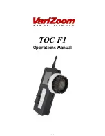 VARIZOOM TOC F1 Operation Manual preview