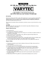 Preview for 2 page of Varytec VN 1000 dmx User Manual