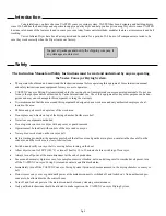 Preview for 2 page of VASTEX D-100 Assembly And Operating Instructions Manual