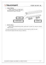 Preview for 9 page of Vauconsant A62508 User Manual