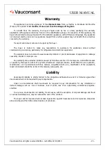 Preview for 15 page of Vauconsant A63513 User Manual