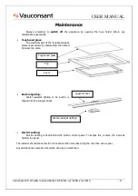 Preview for 8 page of Vauconsant EXIGENCE A62608VCP User Manual