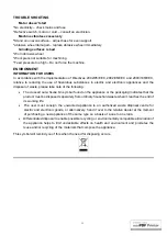 Preview for 11 page of VDH PX-150HDBG Operator'S Manual