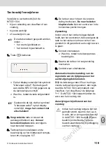 Preview for 119 page of VDO MODULAR TACHOGRAPH MTCO 1324 Operating Instructions Manual