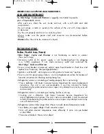 Preview for 8 page of Vector VEC224 Owner'S Manual & Warranty Information