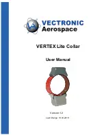 Vectronic Aerospace VERTEX Lite Collar User Manual preview