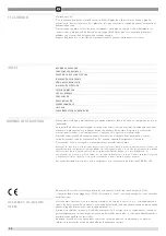 Preview for 38 page of VEDETTE CS6282SI Instructions For Installation And Use Manual