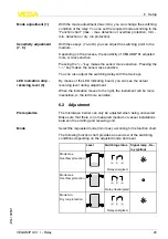 Preview for 23 page of Vega MIPU61 Operating Instructions Manual