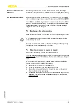 Preview for 29 page of Vega MIPU61 Operating Instructions Manual