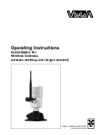 Vega PLICSRADIO T61 Operating Instructions Manual preview