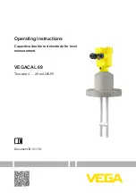 Vega VEGACAL 69 Operating Instructions Manual preview