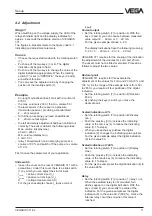 Preview for 11 page of Vega VEGADIS 371 Ex Operating Instructions Manual