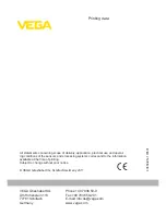 Preview for 20 page of Vega VEGAFLEX FX-E.80H Operating Instructions Manual