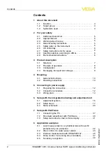 Preview for 2 page of Vega VEGAMET 625 Operating Instructions Manual