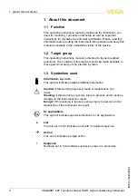 Preview for 4 page of Vega VEGAMET 625 Operating Instructions Manual