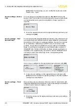 Preview for 20 page of Vega VEGAMET 625 Operating Instructions Manual